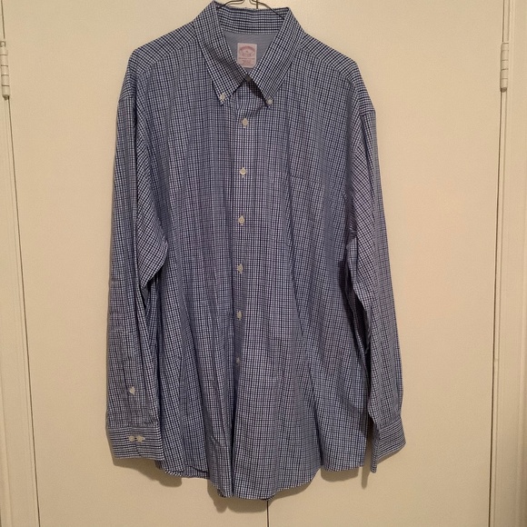 Checked Blue and Green Button Down Shirts Size XL - Picture 1 of 7